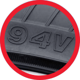 Finden Sie den Tragfähigkeitsindex und die Geschwindigkeitsklasse Ihres Reifens